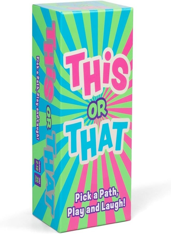 Dyce THIS OR THAT Party Game - The All-Ages Pick A Path, Play and Laugh Card Game About What Your Friends & Family Will Choose - Christmas White Elephant Gifts, Stocking Stuffers + Board Games Night - Image 1